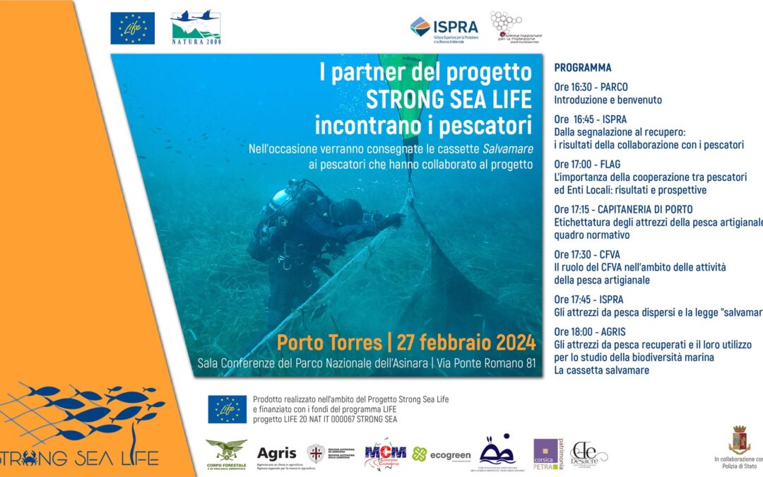 I partner di progetto Strong Sea Life incontrano i pescatori a Porto Torres